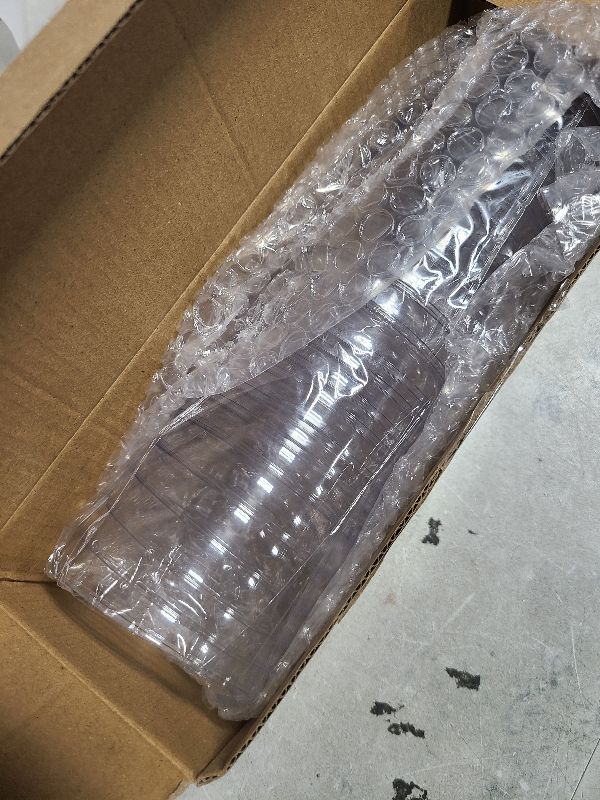 Photo 1 of 12 Pack Clear Plastic Fillable Ornament Ball 3.15''/80mm for Christmas,Holiday, Wedding,Party,Home Decor