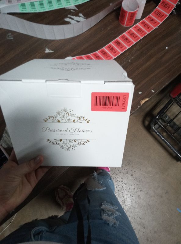 Photo 1 of 17 Forever Flowers in a Luxury Suede Box, Preserved Roses Birthday Gifts for Women, Romantic Anniversary Valentines Day Gifts for Her Girlfriend Wife, Red