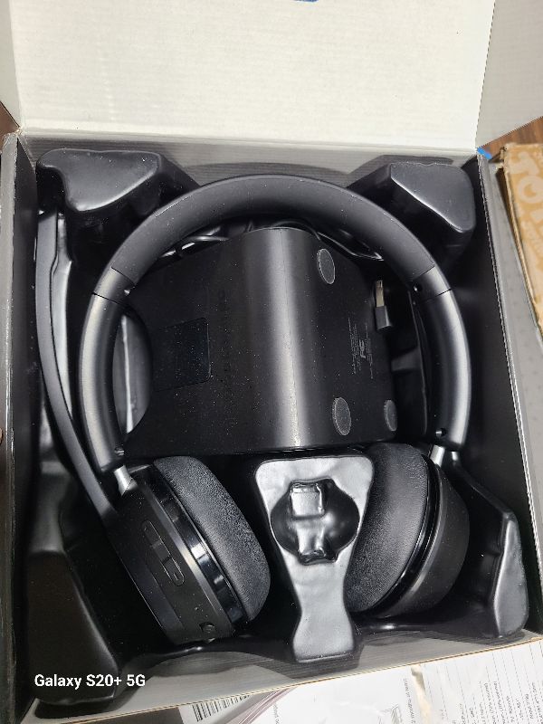 Photo 1 of (Upgraded Version) Wireless Headset, Bluetooth Headset with Noise Cancelling Microphone, Best Headphones with Mic Mute & USB Dongle for PC/Computer/Laptop/Cell Phones/Remote Work/Call Center