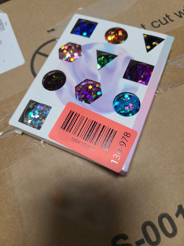 Photo 1 of 12 Assorted Colors 3mm Holographic Extra Chunky Hexagon Glitter for Craft, Epoxy Resin,Extra Chunky Laser Sequin Glitter for Body and Nail Art