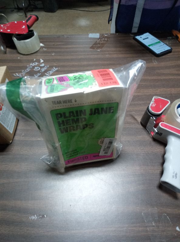 Photo 1 of 15 pk Twisted Hemp Wrap Plain Jane 4 leaf per pk