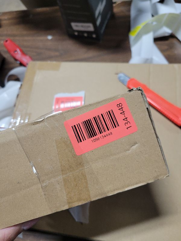 Photo 1 of 18 Inch RV Propane Hose Replacement with Gauge, 2 Pack Camper Propane Hose for RV Two-Stage Regulator, Stainless Steel Braided, 1/4" Male NPT & QCC 1 Inlet, 350PSI