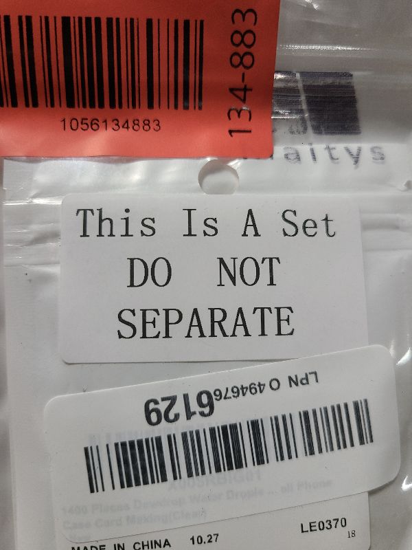 Photo 1 of 1400 Pieces Dewdrop Water Droplets Embellishments Dewdrop Simulation Round Waterdrop Resin Beads for DIY Scrapbooking Crafts Cell Phone Case Card Making(Clear)