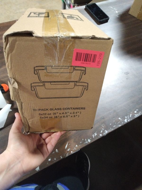 Photo 1 of [10-Pack] Glass Meal Prep Containers with Lids, MCIRCO Food Storage Containers with Snap Locking Lids, Airtight Lunch Containers, Microwave, Oven, Freezer and Dishwasher