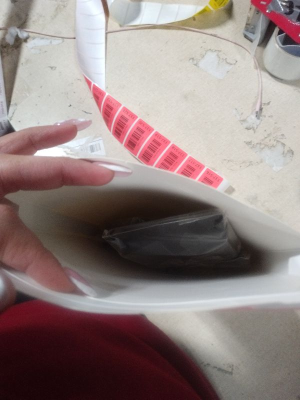 Photo 1 of 18 Pcs Plastic Basket Bin Label Clip on Removable Basket Label Clip with White Chalk Markers for Kitchen Pantry Storage Fabric Box Hanging Bin