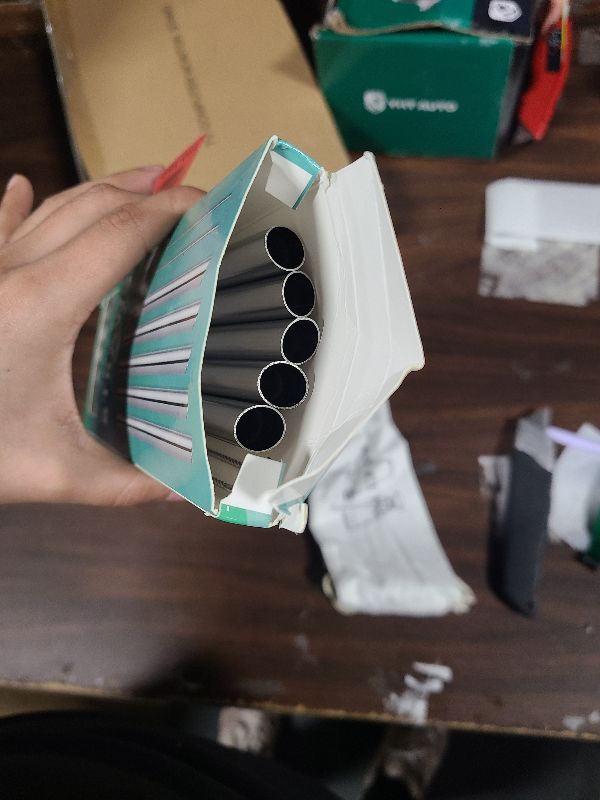 Photo 1 of [Angled Tips] 5 Pcs 10" Reusable Bubble Tea Straws & Smoothie Straws, 0.5" Wide Stainless Steel Straw, Metal Straw for Boba, Tapioca Pearl, Milkshakes, Jumbo Drinks | 2 Cleaning Brushes