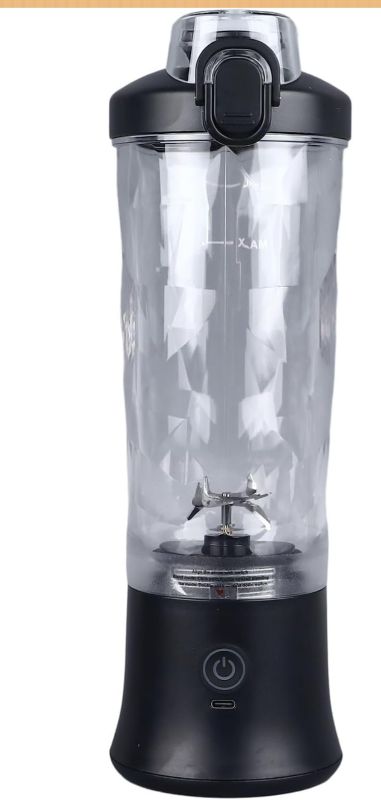Photo 1 of  Portable Blender, 25 oz removable Vessel, Powerful Personal Blender, For-Smoothies, Ice Crush, 4 Programs, Leakproof-Lid & Sip Spout, USB-C Rechargeable, Dishwasher Safe Parts, Black