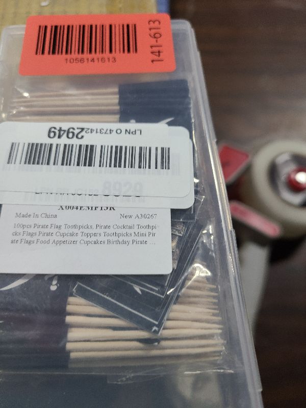 Photo 1 of 100pcs Pirate Flag Toothpicks, Pirate Cocktail Toothpicks Flags Pirate Cupcake Toppers Toothpicks Mini Pirate Flags Food Appetizer Cupcakes Birthday Pirate Theme Party Decoration