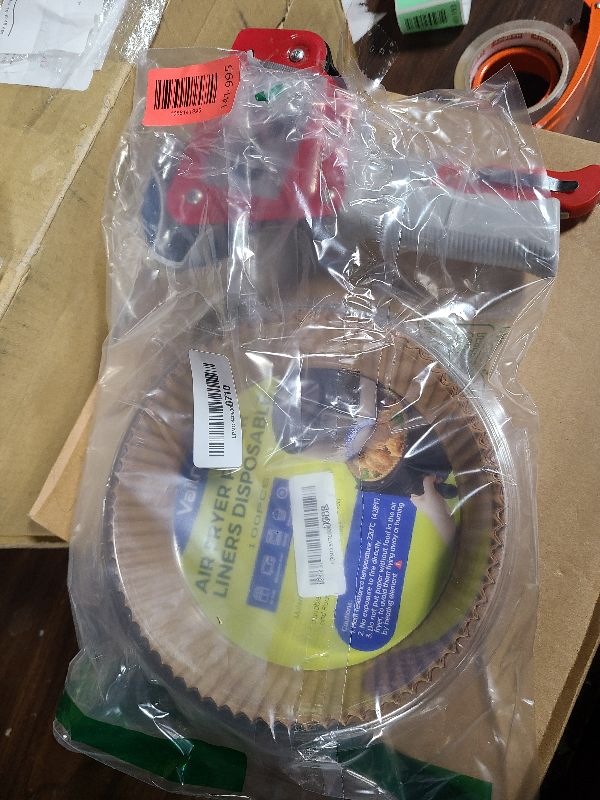 Photo 1 of 100Pcs Small Air Fryer Liners Disposable, Parchment Sheets Round, 6.5 Inch Round Airfryer Paper Basket Bowl Liner for Baking Cooking Food