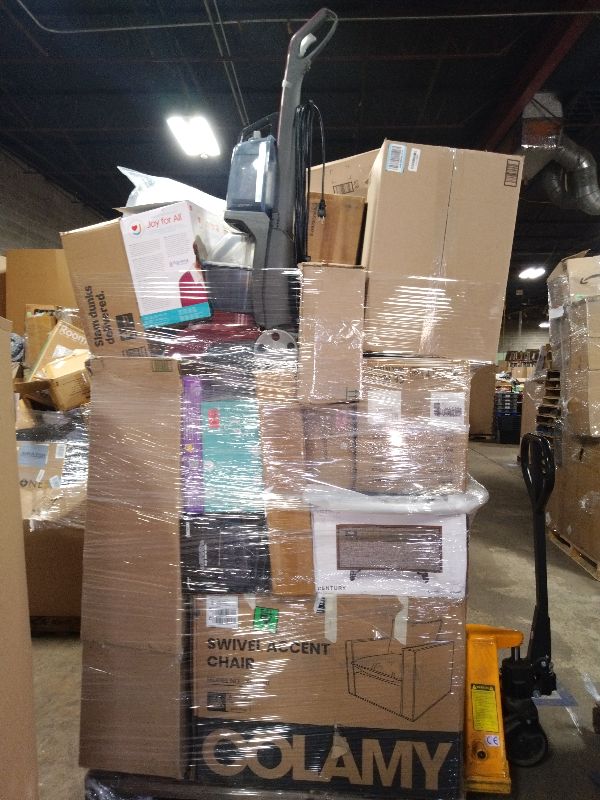 Photo 1 of As is General Merchandise pallet roughly 60 item