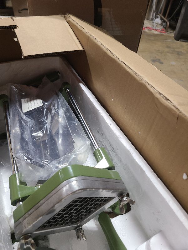 Photo 1 of 
Potato Slicer, French Fry Cutter, Potato Cutter Stainless Steel with 1/4 Inch Blade Great for Potatoes Carrots Cucumbers, French Fry Cutter, Potato Cutter for Fries, Manual Potatoes Cutting Machine
