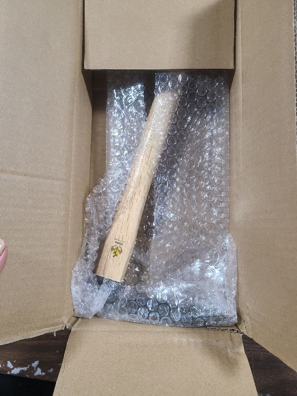 Photo 1 of 14 Inch Heavy Duty Curved Hoe, Without Welding, Gardening Tool, Oak Handle, for Digging, Weeding, and Planting