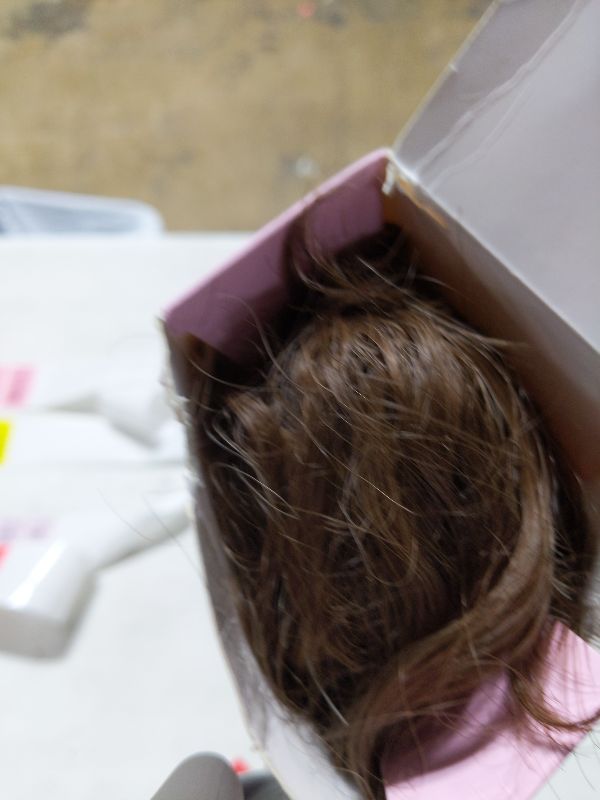 Photo 1 of 12 Inch Curly Ponytail Extension - Clip in Ponytail Hair Extensions, Natural Claw Clip Ponytail Extension, Synthetic Clip on Ponytails for Women (Color: Chestnut Brown with Blonde Highlights)