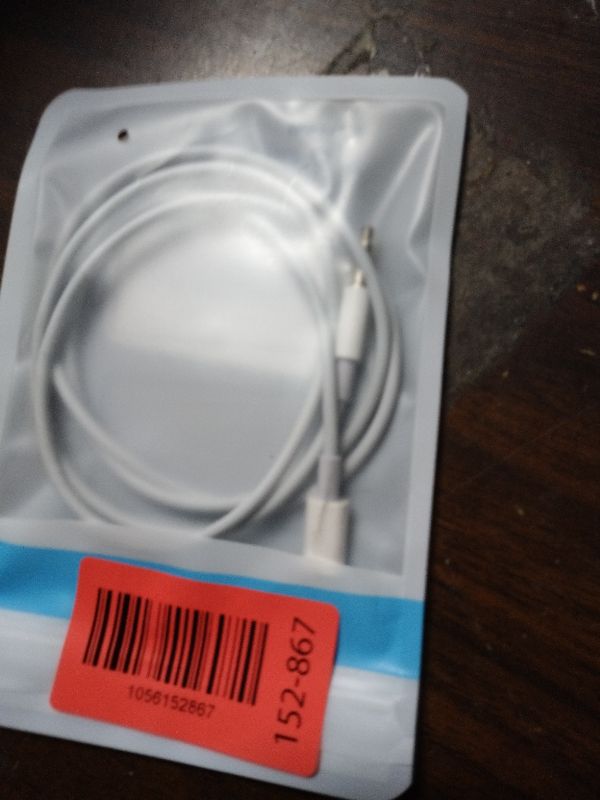 Photo 1 of (Apple MFi Certified) iPhone AUX Cord,Lightning to 1/8 Inch Audio Cable,3.3ft, Headphone Jack Adapter Male Aux Stereo Audio Cable Compatible for iPhone 14/13/12/11/XR/X/8/7 (White)