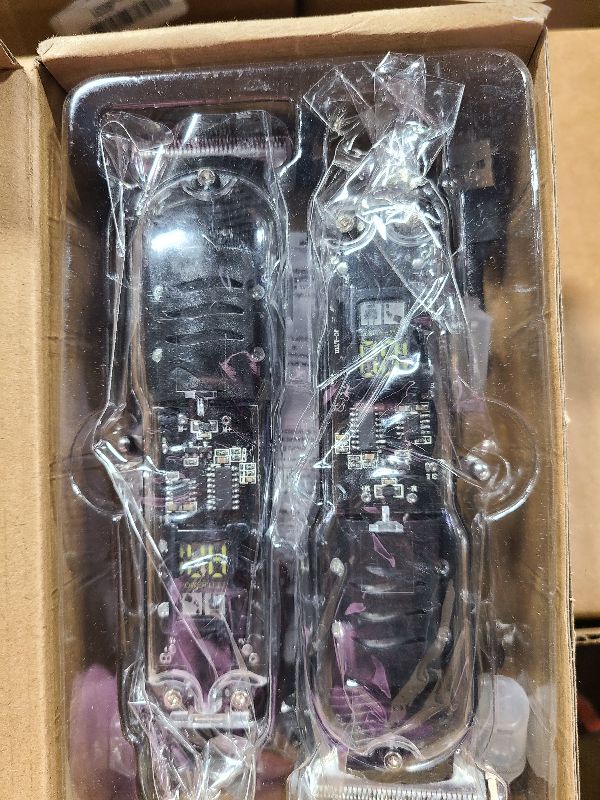 Photo 1 of 2 Pack Cordless Hair Clippers for Men Small Portable Hair Clipper with LED Display Sharp Stainless Steel Blades for Self-Haircut Use and Home Use