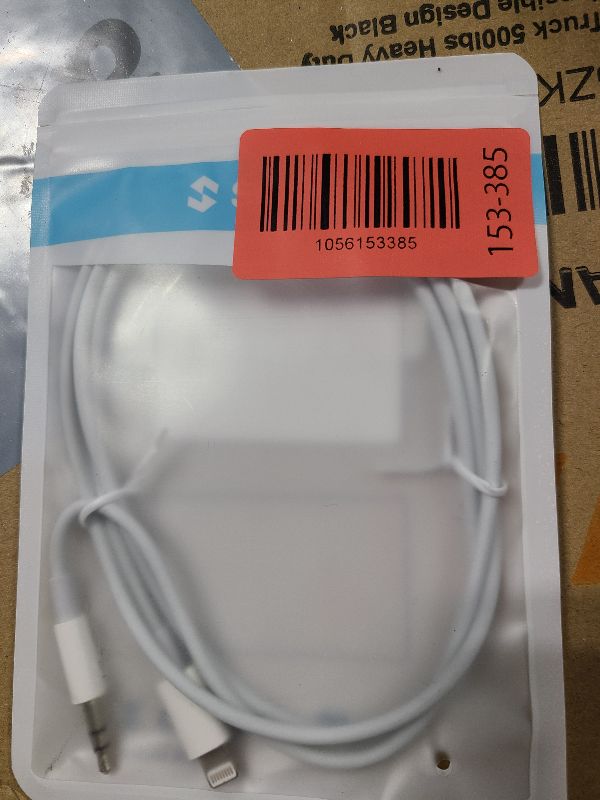 Photo 1 of (Apple MFi Certified) iPhone AUX Cord,Lightning to 1/8 Inch Audio Cable,3.3ft, Headphone Jack Adapter Male Aux Stereo Audio Cable Compatible for iPhone 14/13/12/11/XR/X/8/7 (White)