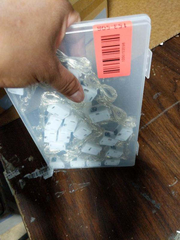 Photo 1 of 20 Pack Fairy Lights Battery Operated - 3 Speed Modes, 7Ft 20 LED String Twinkle Lights, Waterproof Copper Wire, Mini Firefly Light for Mason Jars Vases Christmas Decor, Warm White