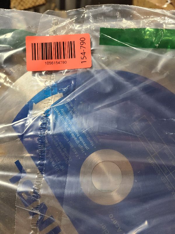 Photo 1 of 10 Inch Metal Cutting Saw Blade,Replacement for Evolution 10BLADEST Blade for Cutting Mild Steel and Ferrous Metals,52 Teeth,1 Inch Arbor,Compatible with Evolution Rage3,Rage3 DB Miter Saw