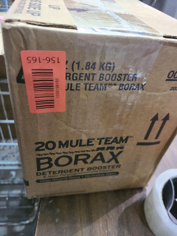 Photo 1 of 20 Mule Team All Natural Borax Detergent Booster & Multi-Purpose Household Cleaner, 65 Ounce, 4 Count