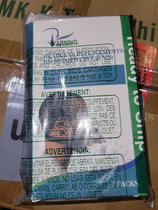 Photo 1 of 2 Packs F20 Replacement Headgear Compatible with F20 Full-face Mask, Include 4 Magnetic Clips+4 Headgear Straps (Small For Her)
