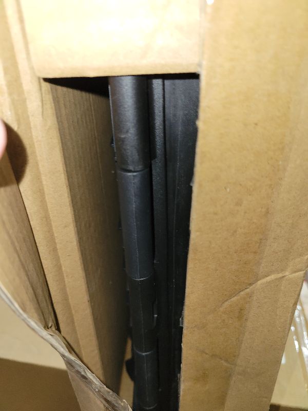 Photo 1 of 2 Step Folding Stool Non Slip 250 lb Capacity Foldable Step Stool 8 and 17 Inch Dual Height Portable Foot Stool for Kitchen Bathroom Black