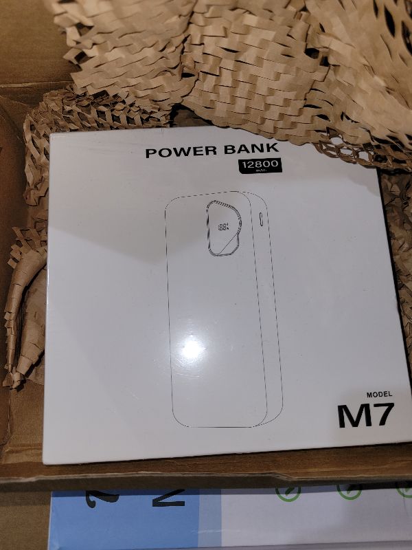 Photo 1 of 2026 2-Pack 12800mAh Portable Charger with Built in Cables, Travel Essential Battery Pack, 4 Outputs 2 Inputs Slim Power Bank with Cord Wires for iPhone 17/16/15/14, Samsung Galaxy S23/22, Pixel etc