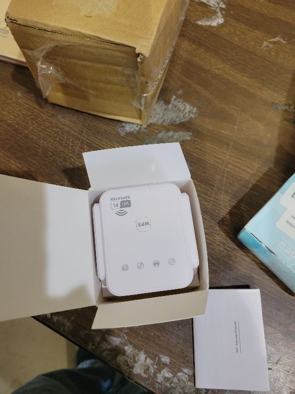 Photo 1 of 1200Mbps WiFi Extender Signal Booster for Home, Dual Band 5GHz/2.4GHz Wireless Internet Repeater with 4 External Antennas, Covers Up to 3600 Sq.ft & Supports 80 Devices, AP Mode with Ethernet Port