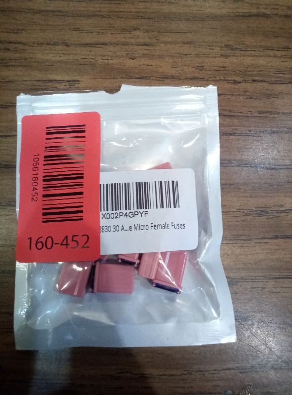 Photo 1 of 10 Pack 608830 30 Amp Micro Cartridge Fuses Micro Fuse FMM Mcase Micro Female Fuses
