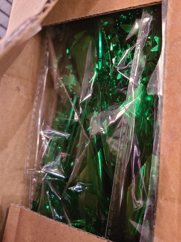 Photo 1 of 12 Pack Metallic Foil Spary Centerpieces for Tables, Shamrock Green Centerpieces for Tables Decorations, Star Brust Table Centerpieces for Birthday Graduation Wedding Baby Shower Party