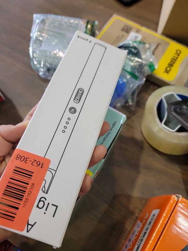 Photo 1 of 2 Pack Electric Candle Lighter USB Rechargeable Lighters Windproof Plasma Arc Lighters Flameless Type C Long Lighter with Safety Switch for Candle BBQ Camping Birthday Fireworks