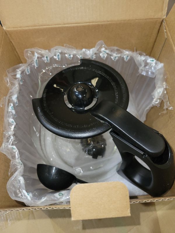 Photo 1 of 12-Cup Replacement Coffee Carafe Compatible with Mr. Coffee Coffee maker Pot, Replace Part# PLD12 PLD12-RB Series, Black Handle