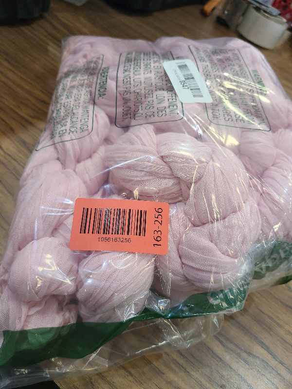 Photo 1 of 10 Pack Pink Table Runner 21x120 Inch Light Pink Cheesecloth Table Runner 10FT Boho Gauze Table Runners Long Cheese Cloth Table Runner Semi Sheer Runners for Wedding Bridal Baby Shower Party