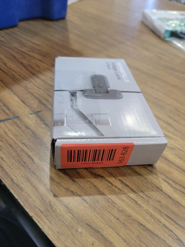 Photo 1 of 2-Pack Child Proof Fridge Lock with Adhesive - No Tools Required - Refrigerator Lock for Kids - Freezer Latch to Keep Door Closed - for Toddlers, Cats, & Dogs.