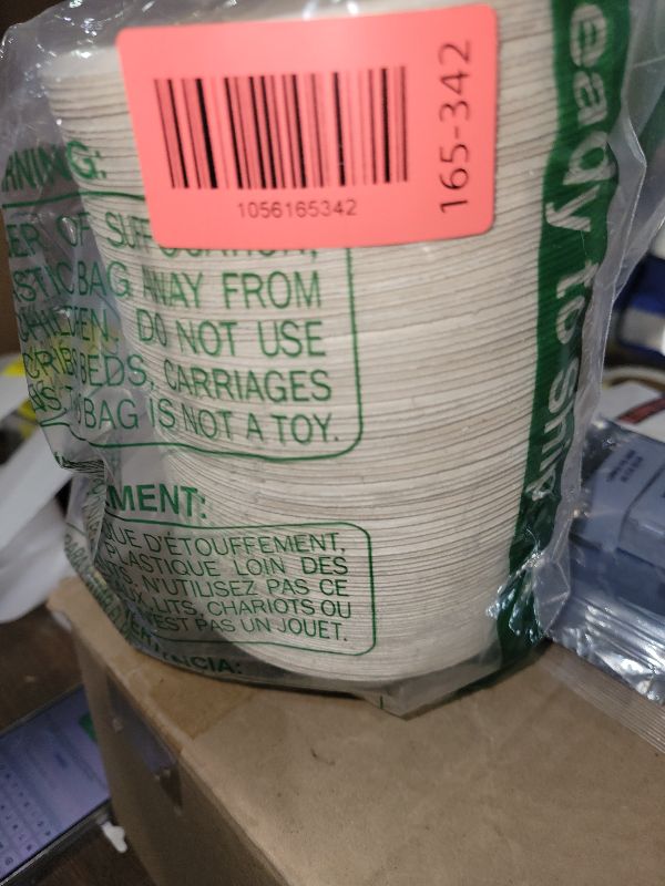 Photo 1 of 100 Pack 8oz Compostable Paper Bowls,Heavy-Duty Disposable Natural Bagasse Bowls,Biodegradable Soup Bowls,Eco-Friendly,Heat Resistant,for Ice Cream,Salad,Soup,Snack,Dessert,Pasta,Hot or Cold Use