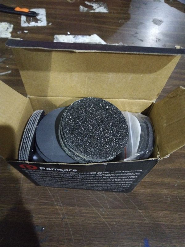 Photo 1 of 133 PCS Sanding Disc Drill Polishing Kit Sanding Attachment, 3 Inch Wet Dry Headlight Restoration Kit, Hook and Loop Sandpaper Buffing Pads with Rotary Tools for Car Wood Metal Glass Resin Expoxy