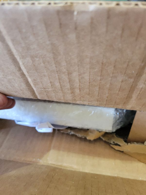 Photo 1 of 12"W x 30"H Rectangle Surface Mount PVC Gable Vent: Functional, w/ 1-1/2" x 2" Brickmould Frame