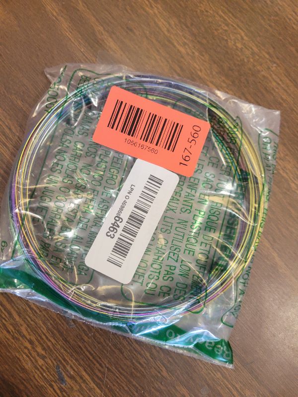 Photo 1 of 2 Pcs Flow Ring Spinner Ring Arm Toy - 5.1" Color - Changing Fidget Flow Toy with a Pleasant Smooth Surface, Easter Basket Stuffers Addition - Entertaining Geometric Magic Bracelet with Calming Effect