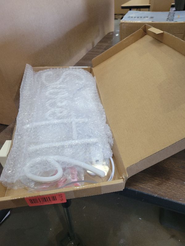 Photo 1 of 16.8 Inch Sweet 16 Neon Sign, USB Powered with Dimmer Switch 16th Birthday Party Sign, Sweet Sixteen Party Supplies, Happy 16th Birthday Decorations for Girls (Warm white)