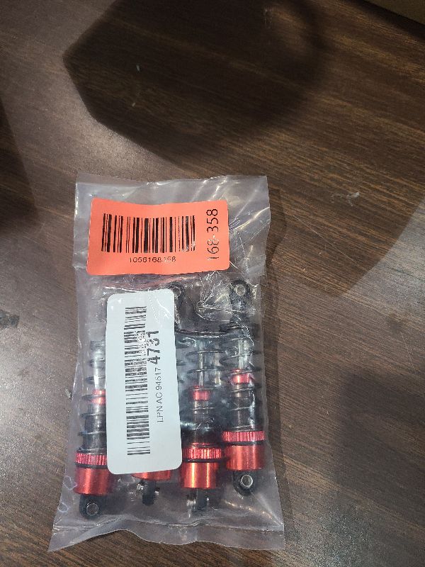Photo 1 of 1/10 RC Cars Oil Leakproof Shocks,4Pcs Adjustable Oil Filled Shocks 52mm-120mm for 1/10 RC Buggy Truggy On Road Touring Drift Cars Monster Trucks Upgrade Parts(4pcs 70mm red)