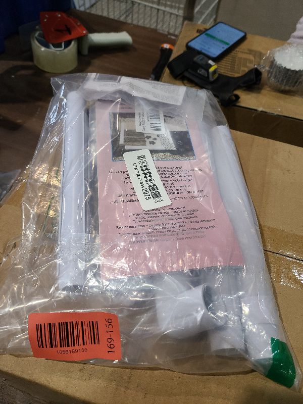 Photo 1 of 11 Inch Plastic Embroidery Hoop - Snap Needlework Frame White Plastic Sewing Hoops Hand Embroidery Hoops - Snap Needlework Frame Cross Stitch Frame Square Embroidery Hoop for Cross Stitching, Quilting