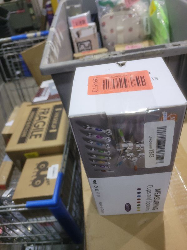 Photo 1 of 13-Piece Measuring Cups and Magnetic Spoons Set, 5 Stainless Steel Measuring Cups, 7 Double-Sided Magnetic Measuring Spoons & 1 Leveler for Cooking and Baking (5+7+1)