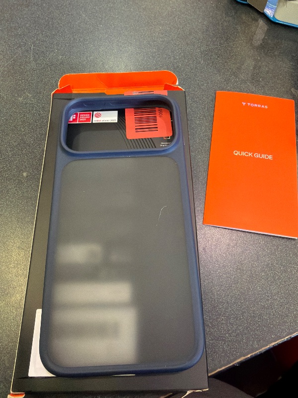 Photo 1 of **MSRP 21.99** Shockproof for iPhone 17 Pro Max Case with Camera Control Button, [12FT Military Grade Drop Protection] Enhanced Grip & Soft Touch Translucent Slim 17 Pro Max Case [3 colors Buttons], Deep Blue