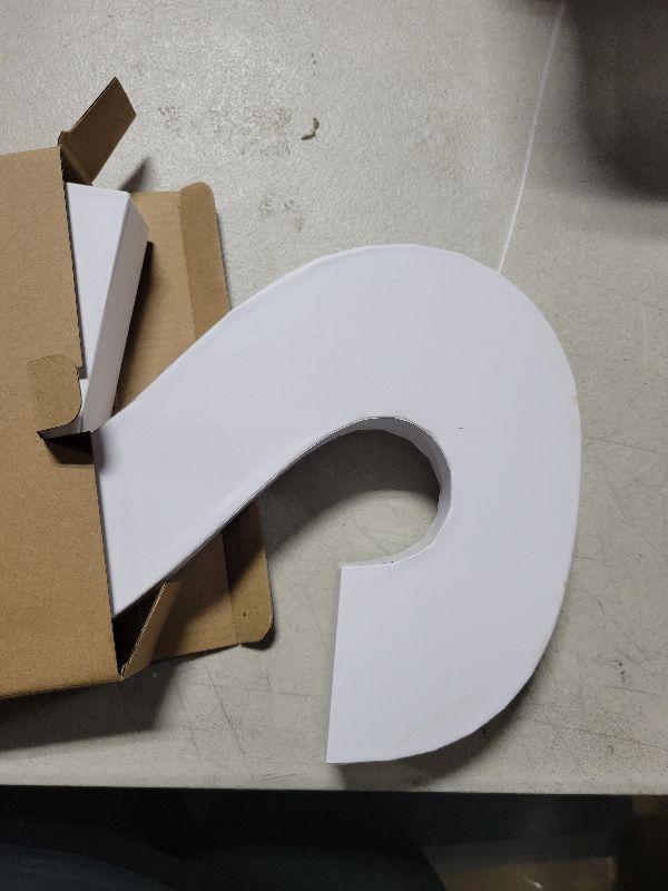 Photo 1 of 10”Cardboard Number Mache Chocolate Covered Strawberries Fillable Sweets Candy Container Box (White, 2)