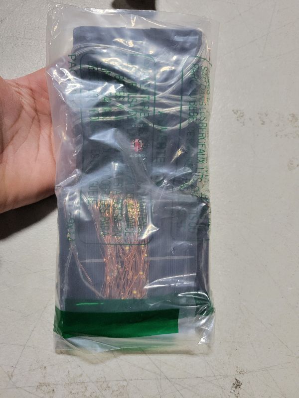 Photo 1 of 2-Pack 200 LED Solar Fairy Lights Outdoor, Upgraded Oversize Lamp Beads & Super Bright Solar String Lights Outoor, 8 Modes Solar Lights for Garden Patio Decorations