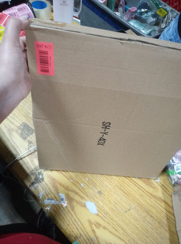 Photo 1 of 16 inch Round Solid Wood Serving Tray Extra Large Tea Coffee Snack Food Meals Serving Plate Non-Slip Kitchen Party Bar Server Ottoman Tray Breakfast Tray with Raised Edges Heavy Duty Edition Black