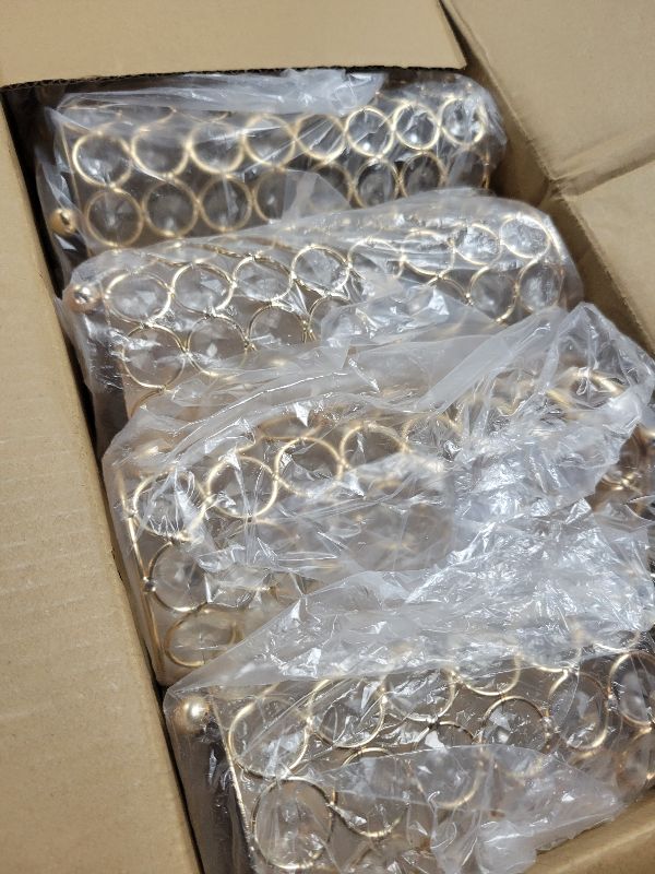 Photo 1 of 10 PCS Golden Crystal Flower Vases, Metal Cylinder Centerpiece Candle Holders, Hollow Diamond Design Vase for Wedding Table Decor, Candlelight, Banquet Decoration