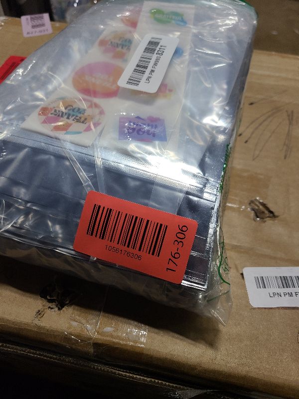 Photo 1 of 100PCS Resealable Smell Proof Bags with Clear Front Window, Zipper Stand Up Aluminum Foil Bags Mylar Food Storage Bags Pouch for Dry Food, Snack, Jewelry, Electronics(6x8.8+3.2inch)