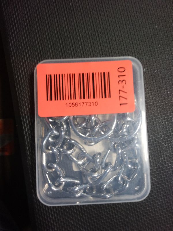 Photo 1 of 1-Pack Chain Dog Choker Collar, Metal Slip Link Training Choke Dog Collar Heavy Duty Puppy Collars for Small Medium Large Big XL Breed Dogs, Silver M