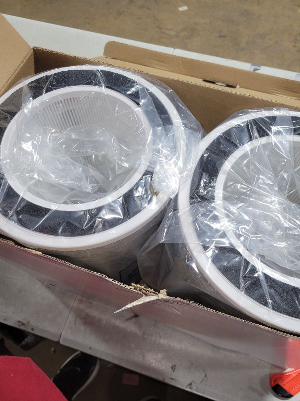 Photo 1 of 2 Pack HP201 HP202 True HEPA Replacement Filter, Compatible with Shark HP200 Series,HP201 HP302 HP301 HP202 HP232 HC502 AP1000, 3-in-1 H13 Grade True HEPA Filter