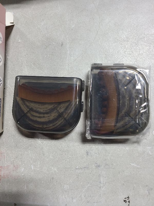 Photo 1 of 2 PCS Lymphatic Contour Face Brush, Manual Lymphatic Drainage Massager, Natural Makeup Brushes with Durable Soft Bristles, Hypoallergenic Ergonomic Facial Cleansing Brush for Sculpting